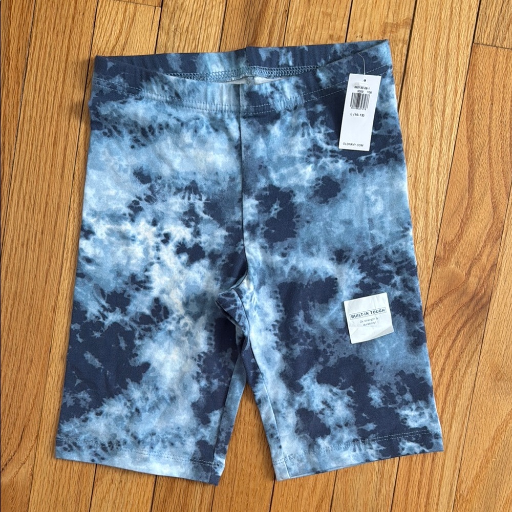 Old Navy Blue Tie-Dye Kids Shorts